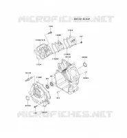 CULASSE/CARTER MOTEUR pour Kawasaki FE MOTORS