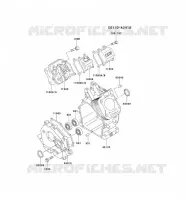 CULASSE/CARTER MOTEUR pour Kawasaki FE MOTORS