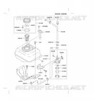 RESERVOIR CARBURANT/ROBINET pour Kawasaki FE MOTORS