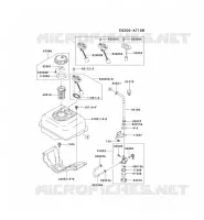 RESERVOIR CARBURANT/ROBINET pour Kawasaki FE MOTORS