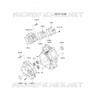 CULASSE/CARTER MOTEUR pour Kawasaki FE MOTORS