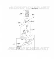 PISTON/VILEBREQUIN pour Kawasaki FE MOTORS