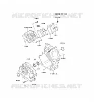 CULASSE/CARTER MOTEUR pour Kawasaki FE MOTORS