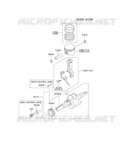 PISTON/VILEBREQUIN pour Kawasaki FE MOTORS