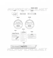 LABEL pour Kawasaki FE MOTORS