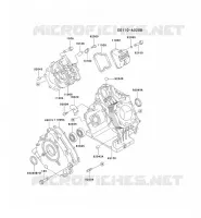 CULASSE/CARTER MOTEUR pour Kawasaki FE MOTORS