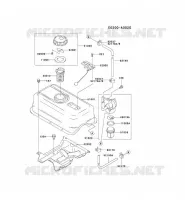 RESERVOIR CARBURANT/ROBINET pour Kawasaki FE MOTORS