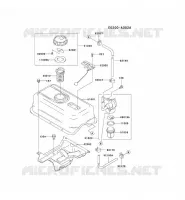 RESERVOIR CARBURANT/ROBINET pour Kawasaki FE MOTORS