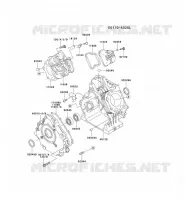 CULASSE/CARTER MOTEUR pour Kawasaki FE MOTORS