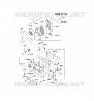 FILTRE &Agrave; AIR/POT D'&Egrave;CHAPPEMENT pour Kawasaki FE MOTORS