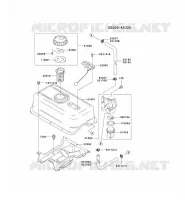 RESERVOIR CARBURANT/ROBINET pour Kawasaki FE MOTORS