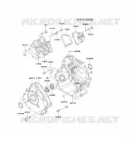 CULASSE/CARTER MOTEUR pour Kawasaki FE MOTORS
