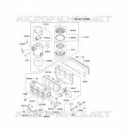 FILTRE &Agrave; AIR/POT D'&Egrave;CHAPPEMENT pour Kawasaki FE MOTORS