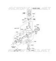 PISTON/VILEBREQUIN pour Kawasaki FE MOTORS