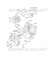 CULASSE/CARTER MOTEUR pour Kawasaki FE MOTORS