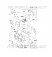 FILTRE &Agrave; AIR/POT D'&Egrave;CHAPPEMENT pour Kawasaki FE MOTORS