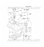 RESERVOIR CARBURANT/ROBINET pour Kawasaki FE MOTORS