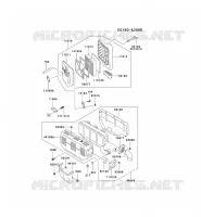 FILTRE &Agrave; AIR/POT D'&Egrave;CHAPPEMENT pour Kawasaki FE MOTORS