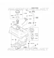 RESERVOIR CARBURANT/ROBINET pour Kawasaki FE MOTORS