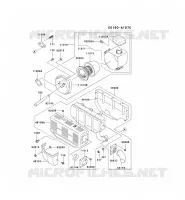 FILTRE &Agrave; AIR/POT D'&Egrave;CHAPPEMENT pour Kawasaki FE MOTORS