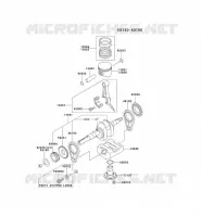 PISTON/VILEBREQUIN pour Kawasaki FE MOTORS
