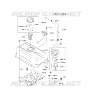 RESERVOIR CARBURANT/ROBINET pour Kawasaki FE MOTORS