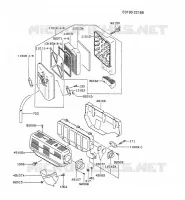 FILTRE &Agrave; AIR/POT D'&Egrave;CHAPPEMENT pour Kawasaki FE MOTORS