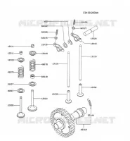 SOUPAPE/ARBRE A CAME pour Kawasaki FE MOTORS