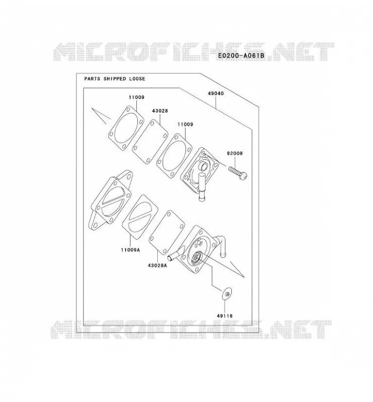 RESERVOIR CARBURANT/ROBINET Kawasaki Petits Moteurs FE FE290D FE MOTORS  FE290D-BS17