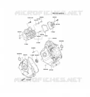 CULASSE/CARTER MOTEUR pour Kawasaki FE MOTORS