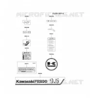 LABEL pour Kawasaki FE MOTORS