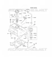 RESERVOIR CARBURANT/ROBINET pour Kawasaki FE MOTORS