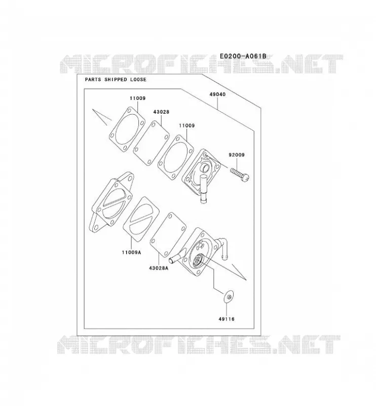 RESERVOIR CARBURANT/ROBINET Kawasaki Petits Moteurs FE FE350D FE MOTORS  FE350D-CS11
