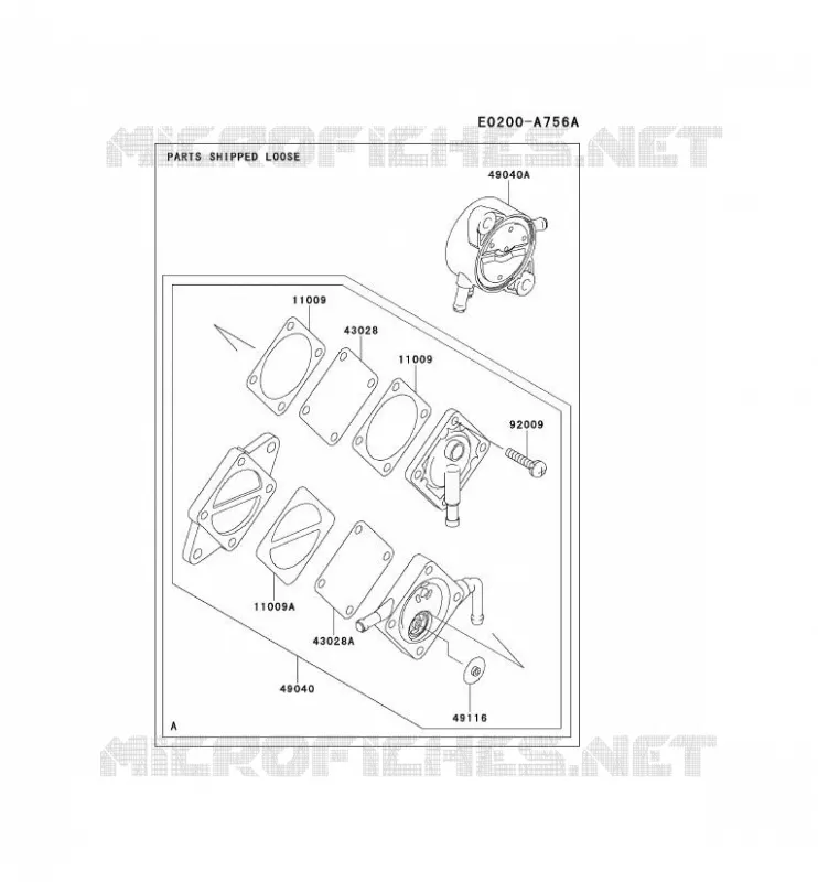 RESERVOIR CARBURANT/ROBINET Kawasaki Petits Moteurs FE FE400D FE MOTORS  FE400D-AS05