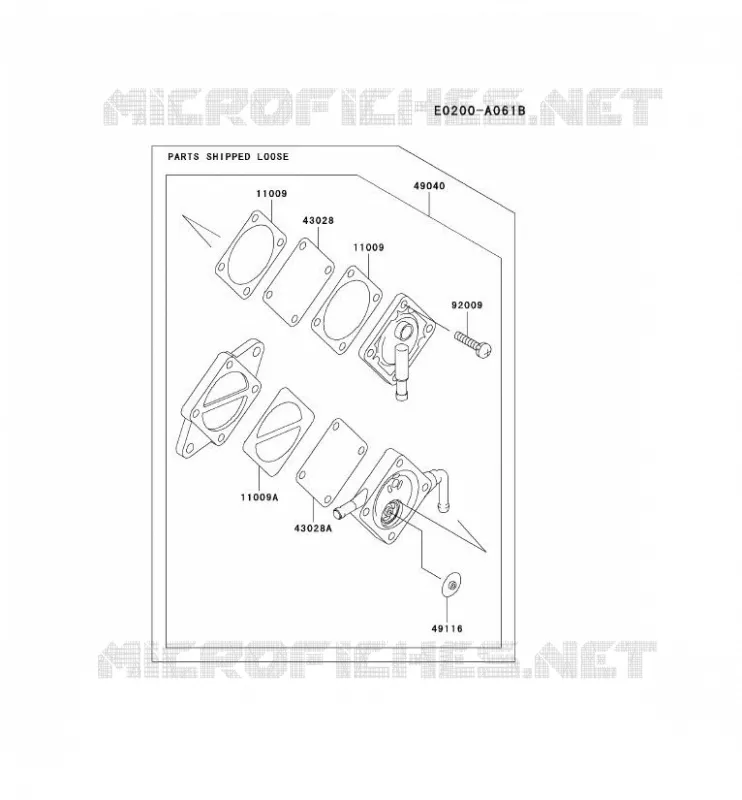 RESERVOIR CARBURANT/ROBINET Kawasaki Petits Moteurs FE FE400D FE MOTORS  FE400D-ES03