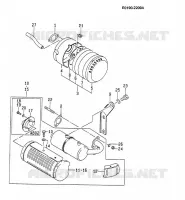FILTRE &Agrave; AIR/POT D'&Egrave;CHAPPEMENT (AB01/AB02) pour Kawasaki FG MOTORS