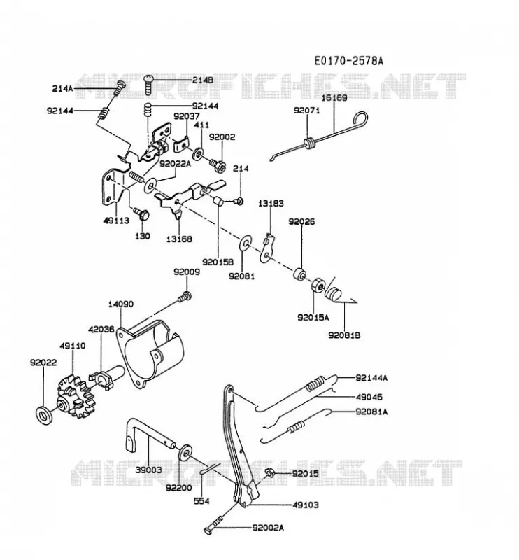 EQUIPEMENT DE CONTROLE Kawasaki Petits Moteurs FG FG150D FG MOTORS  FG150D-AT55
