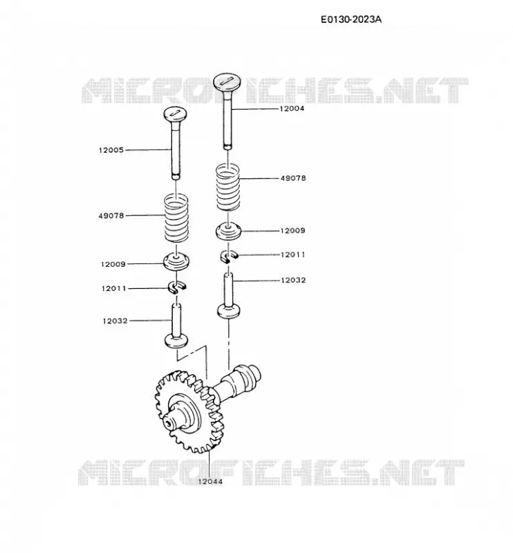 SOUPAPE/ARBRE A CAME Kawasaki Petits Moteurs FG FG150D FG MOTORS  FG150D-AV00
