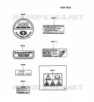 LABEL pour Kawasaki FG MOTORS