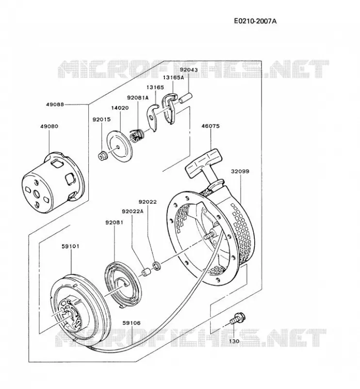 D&Eacute;MARREUR Kawasaki Petits Moteurs FG FG150D FG MOTORS  FG150D-CS53