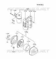 FILTRE &Agrave; AIR/POT D'&Egrave;CHAPPEMENT pour Kawasaki FG MOTORS
