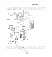 FILTRE &Agrave; AIR/POT D'&Egrave;CHAPPEMENT pour Kawasaki FG MOTORS