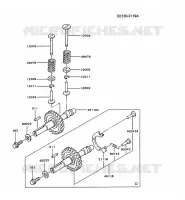 SOUPAPE/ARBRE A CAME pour Kawasaki FG MOTORS
