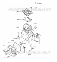 CULASSE/CARTER MOTEUR pour Kawasaki FG MOTORS