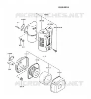 FILTRE &Agrave; AIR/POT D'&Egrave;CHAPPEMENT pour Kawasaki FG MOTORS