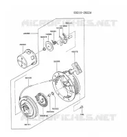 D&Eacute;MARREUR pour Kawasaki FG MOTORS