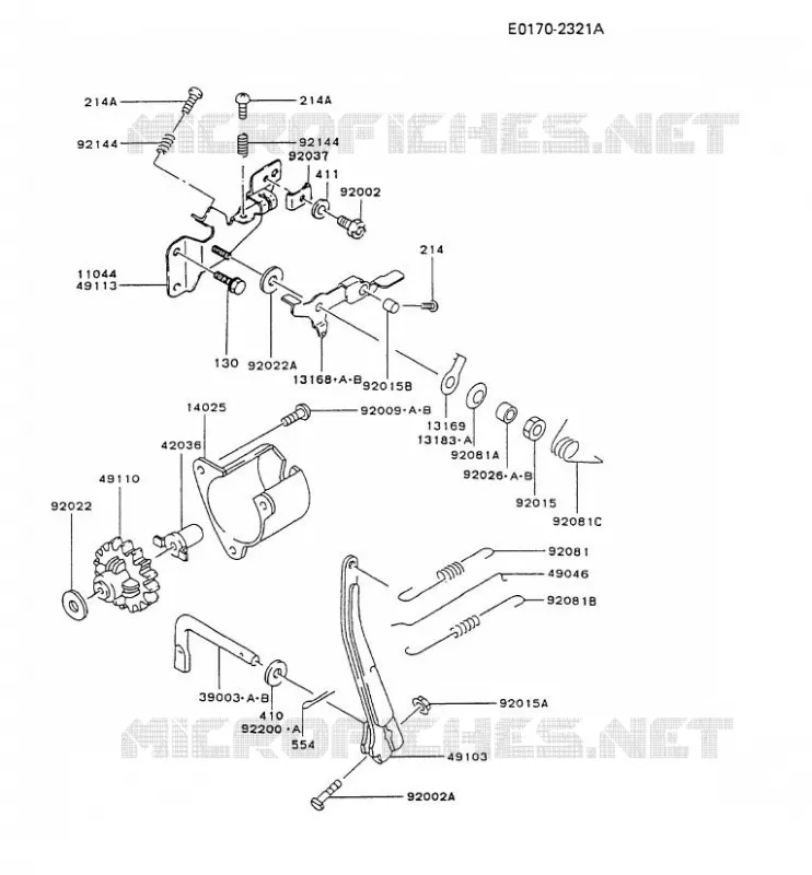 EQUIPEMENT DE CONTROLE Kawasaki Petits Moteurs FG FG200D FG MOTORS  FG200D-AS01
