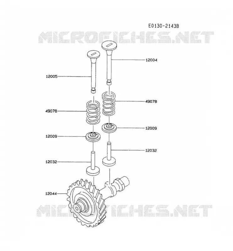 SOUPAPE/ARBRE A CAME Kawasaki Petits Moteurs FG FG200D FG MOTORS  FG200D-AS64