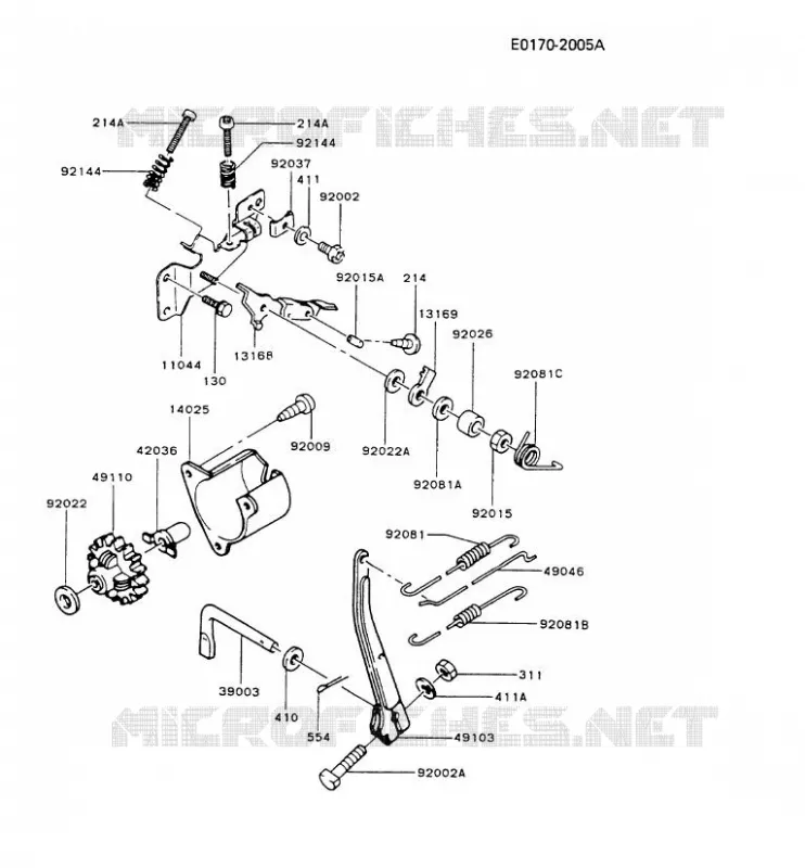 EQUIPEMENT DE CONTROLE Kawasaki Petits Moteurs FG FG200D FG MOTORS  FG200D-BS03