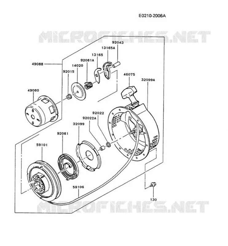 D&Eacute;MARREUR Kawasaki Petits Moteurs FG FG200D FG MOTORS  FG200D-CS56